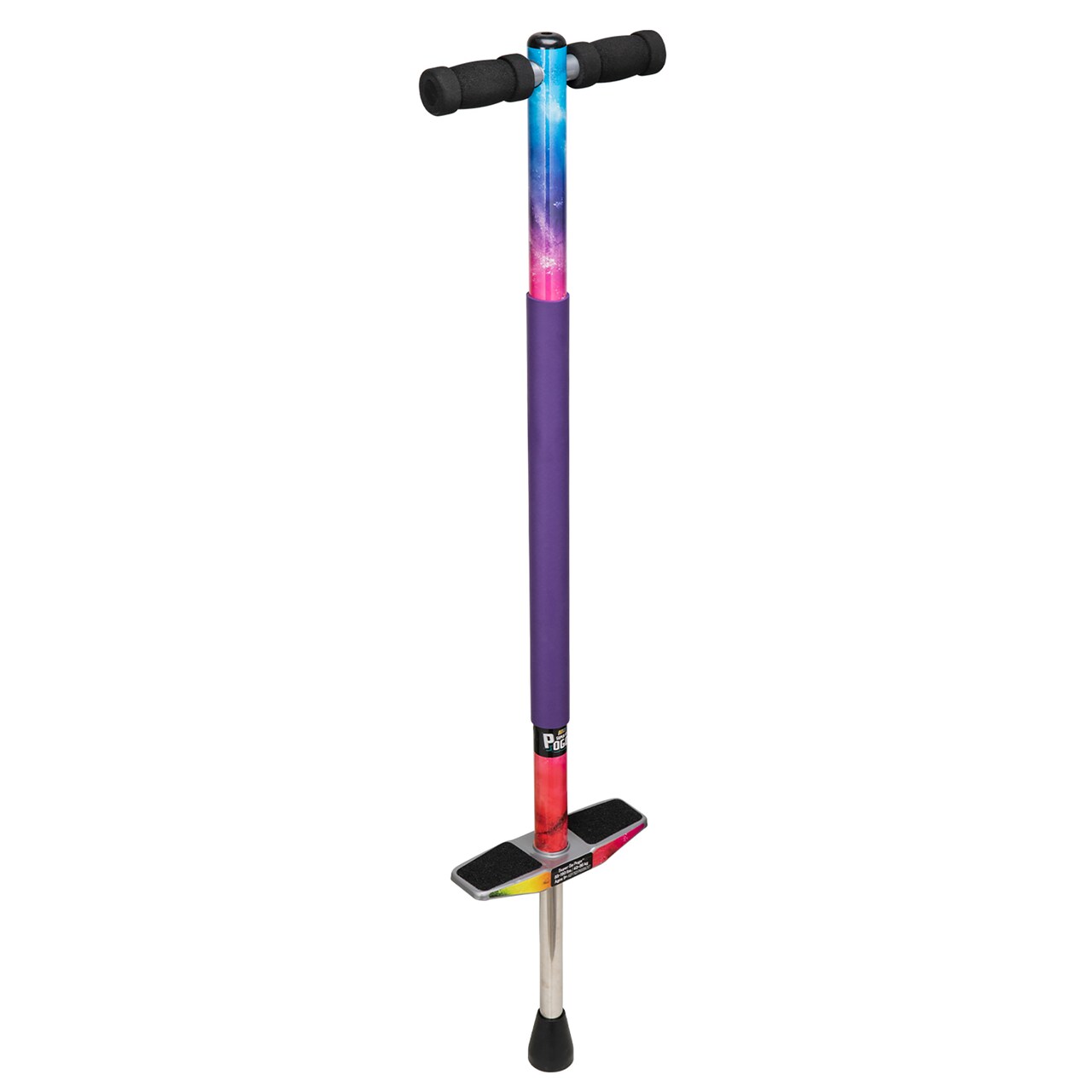 Alex: Super Go Pogo Stick - Rainbow - Outdoor Jumping & Balancing Toy, Padded Frame, Soft Grip Handles, Bounce Up To 2', Kids-Tweens 88-154lbs, Age 9+